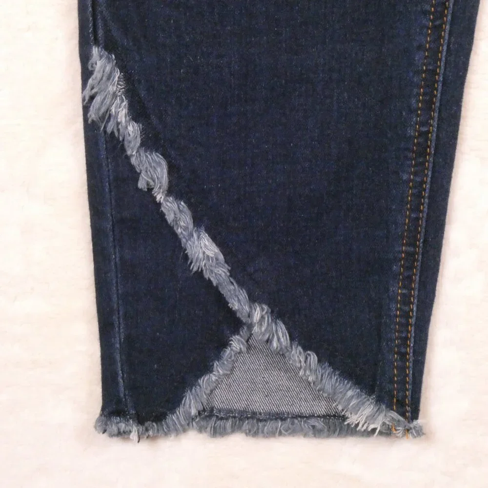 Vigoss Marley Skinny Jeans Size 29 Dark Wash Cropped Mid Rise - Picture 8 of 10